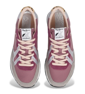 Pepe Jeans Sneakers lilla Brit Glitter