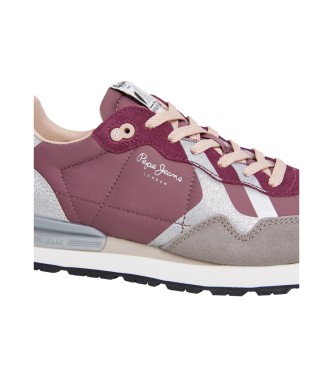 Pepe Jeans Sneakers lilla Brit Glitter