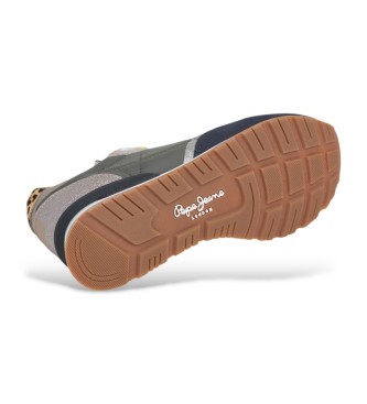 Pepe Jeans Baskets Brit Glitter vertes