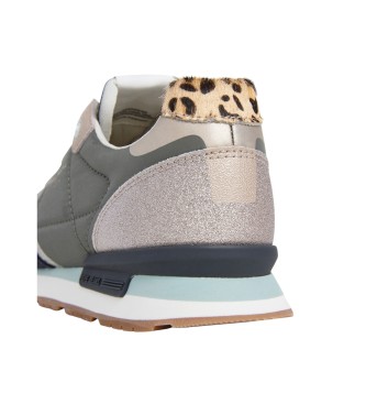 Pepe Jeans Baskets Brit Glitter vertes