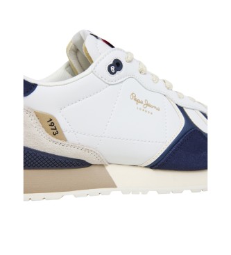 Pepe Jeans Brit Ivy leather shoes white 