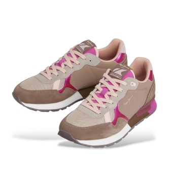 Pepe Jeans Buty Brit Jumps różowe