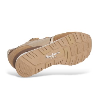 Pepe Jeans Brit Mirror beige slippers