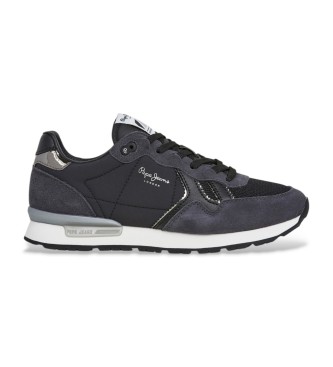Pepe Jeans Zapatillas Brit Mirror negro
