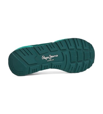 Pepe Jeans Zapatillas de piel Brit Serie verde 