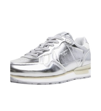 Pepe Jeans Britische Turnschuhe in Silber