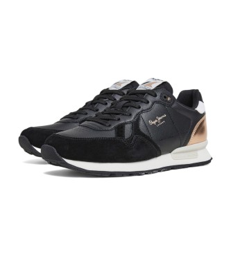 Pepe Jeans Brit Sun leather shoes black 