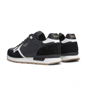 Pepe Jeans Brit Supra leather shoes black 