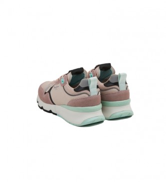 Pepe Jeans Britt Pro Dulce W pink leather sneakers