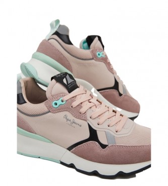 Pepe Jeans Britt Pro Dulce W pink leather sneakers