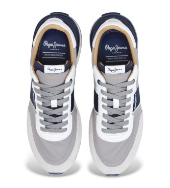 Pepe Jeans Buster Club Leather Sneakers grey