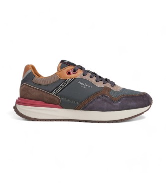 Pepe Jeans Buster Pro grne Lederschuhe