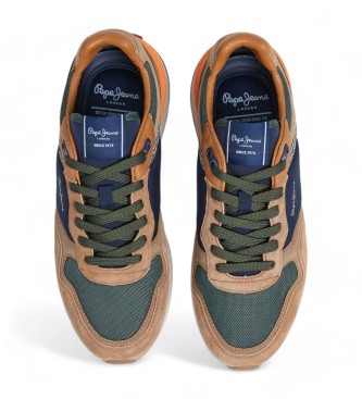 Pepe Jeans Buster Pro bruna lderskor