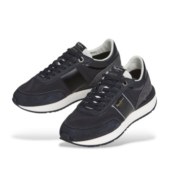 Pepe Jeans Sapatos de couro Buster s�rie preta