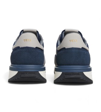 Pepe Jeans Supra Buster - Baskets en cuir - Bleu marine