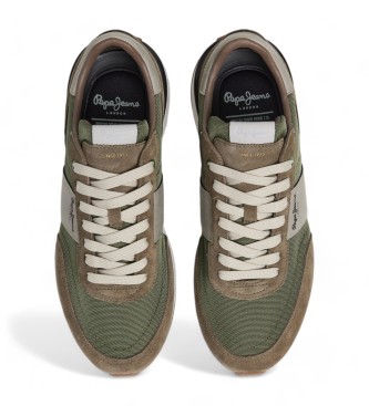 Pepe Jeans Supra Buster sapatos de couro verde