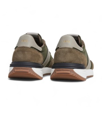 Pepe Jeans Sneakers Buster Supra in pelle verde