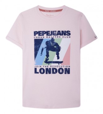 Pepe Jeans Camiseta Callen Rosa