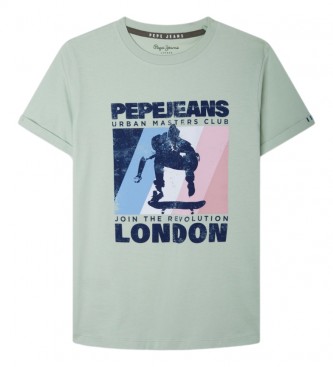 Pepe Jeans T-shirt Callen vert