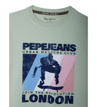 Pepe Jeans T-shirt Callen vert