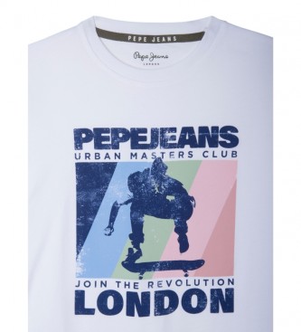 Pepe Jeans T-shirt Callen blanc