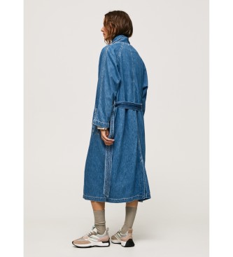 Pepe Jeans Camden blue trench coat