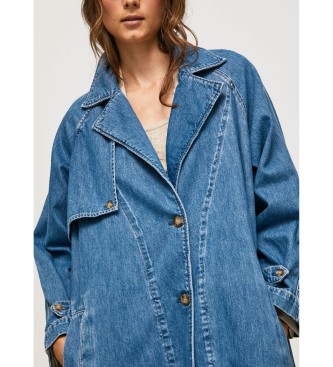 Pepe Jeans Camden blue trench coat
