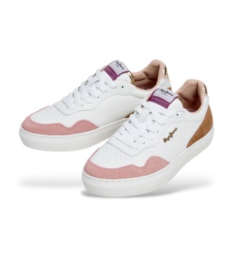 Pepe Jeans Zapatillas de Piel Cdamden Sweet rosa