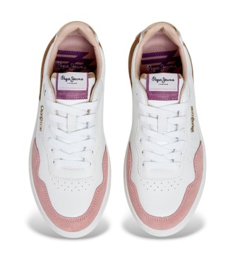 Pepe Jeans Zapatillas de Piel Cdamden Sweet rosa