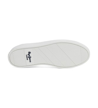 Pepe Jeans Zapatillas de piel Camden Club  blanco