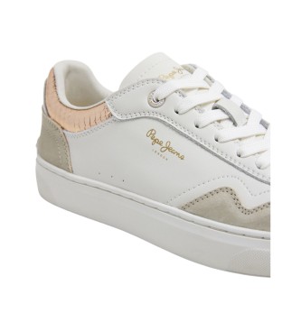 Pepe Jeans Camden Collar Lder Sneakers Hvid