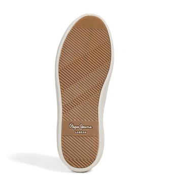 Pepe Jeans Zapatillas de piel Camden Nature  blanco