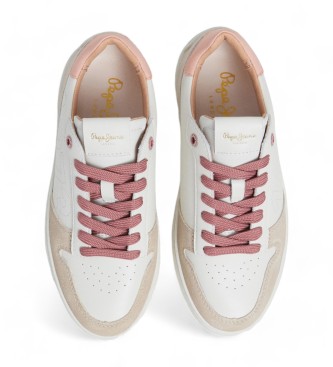 Pepe Jeans Camden Seal Leather Sneakers branco