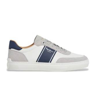 Pepe Jeans Zapatillas de Piel Camsem Serie blanco