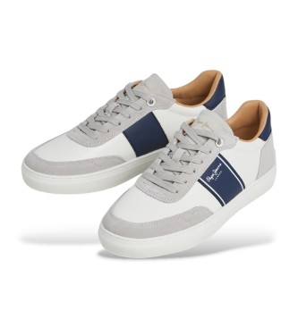 Pepe Jeans Zapatillas de Piel Camsem Serie blanco