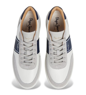 Pepe Jeans Zapatillas de Piel Camsem Serie blanco