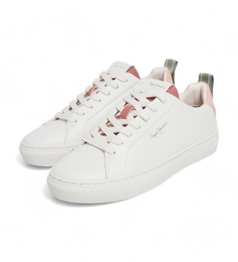 Pepe Jeans Sneaker Camden Tex in pelle bianca