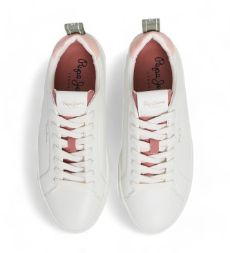 Pepe Jeans Sneaker Camden Tex in pelle bianca