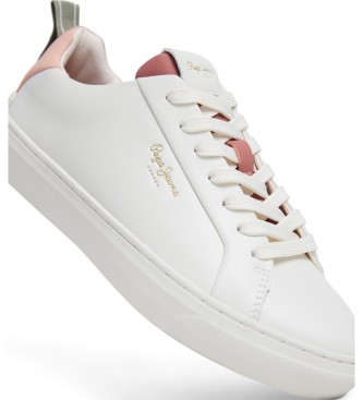 Pepe Jeans Sneaker Camden Tex in pelle bianca