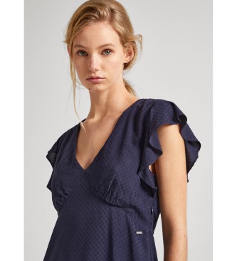 Pepe Jeans Obleka Camila navy