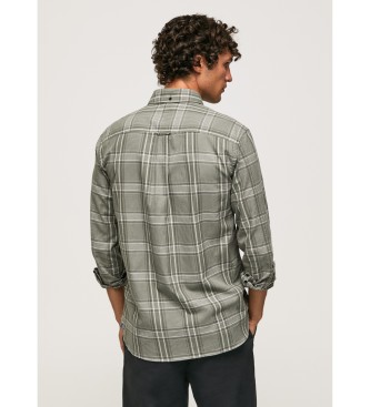 Pepe Jeans Fit Slim Fit Checked Shirt green