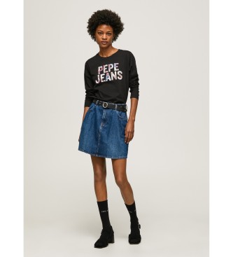 Pepe Jeans Logo T-shirt black patches