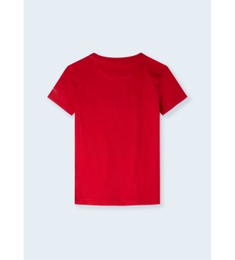 Pepe Jeans Camiseta Cannon rojo