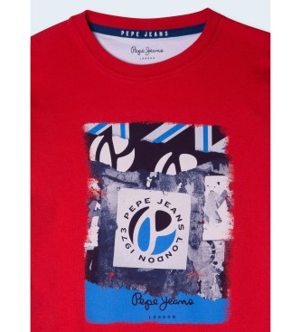 Pepe Jeans Cannon T-shirt rood