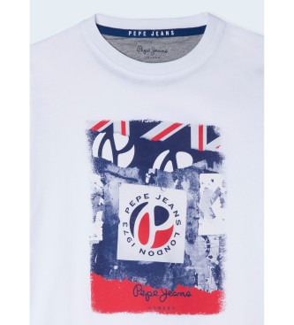 Pepe Jeans T-shirt Cannon blanc