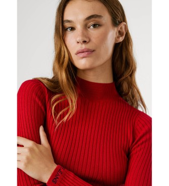 Pepe Jeans Perkins Carla pulover rdeča