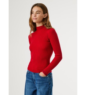 Pepe Jeans Perkins Carla pulover rdeča