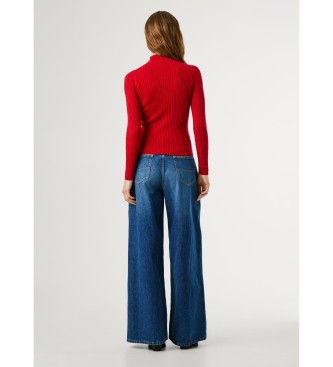 Pepe Jeans Perkins Carla pulover rdeča