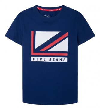 Pepe Jeans Granatowa koszulka Carlton