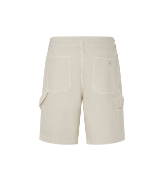 Pepe Jeans Shorts beige in tessuto elasticizzato, vestibilit comoda